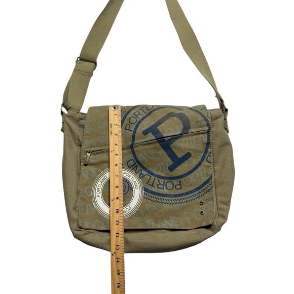 Rare Robin Ruth PORTLAND Satchel Crossbody Bag Green Excellent Condition - Picture 2 of 11